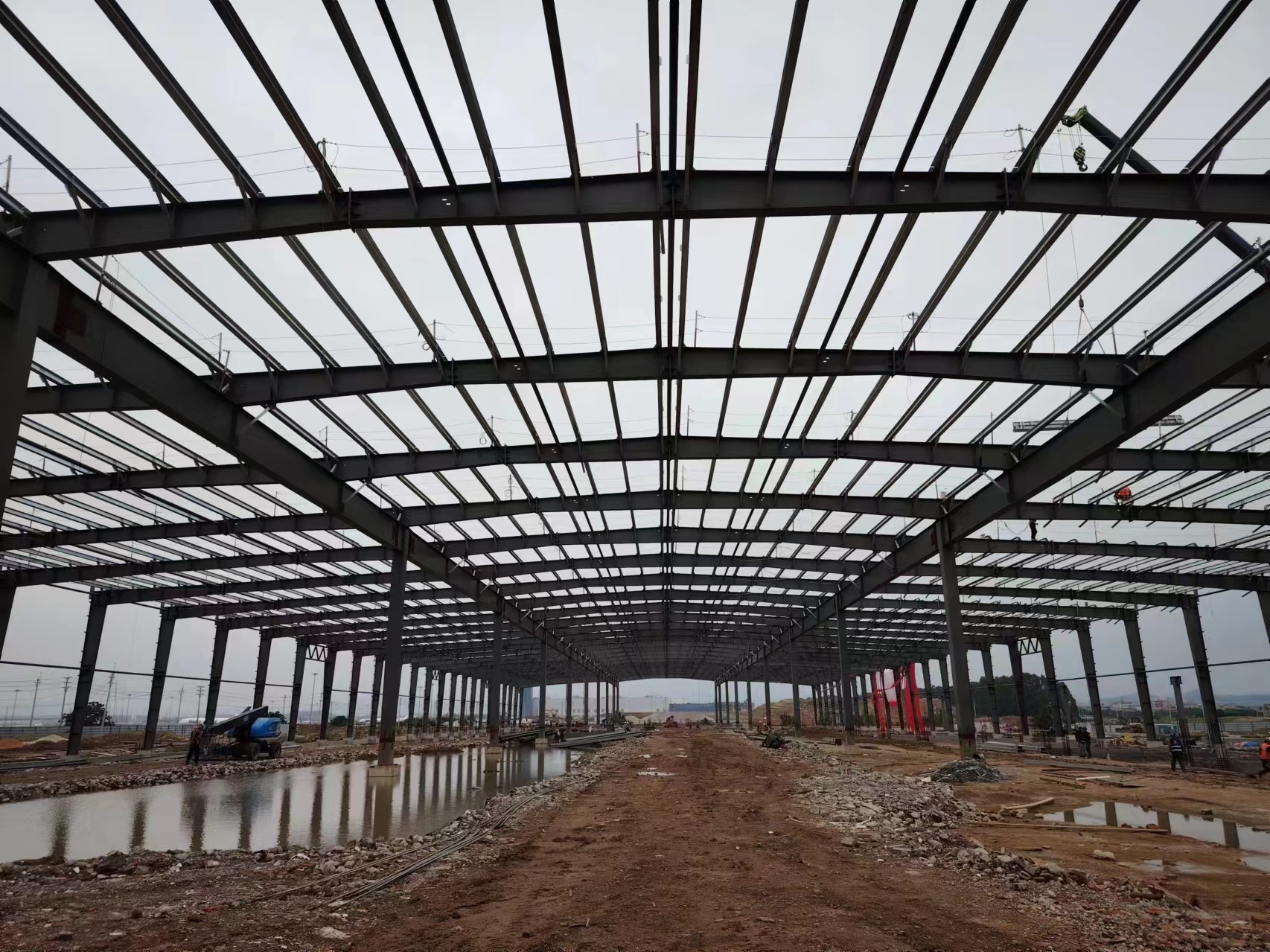 International cargo warehouse tops out at Guangzhou Baiyun Airport Phase III's east cargo area — original report image 6
