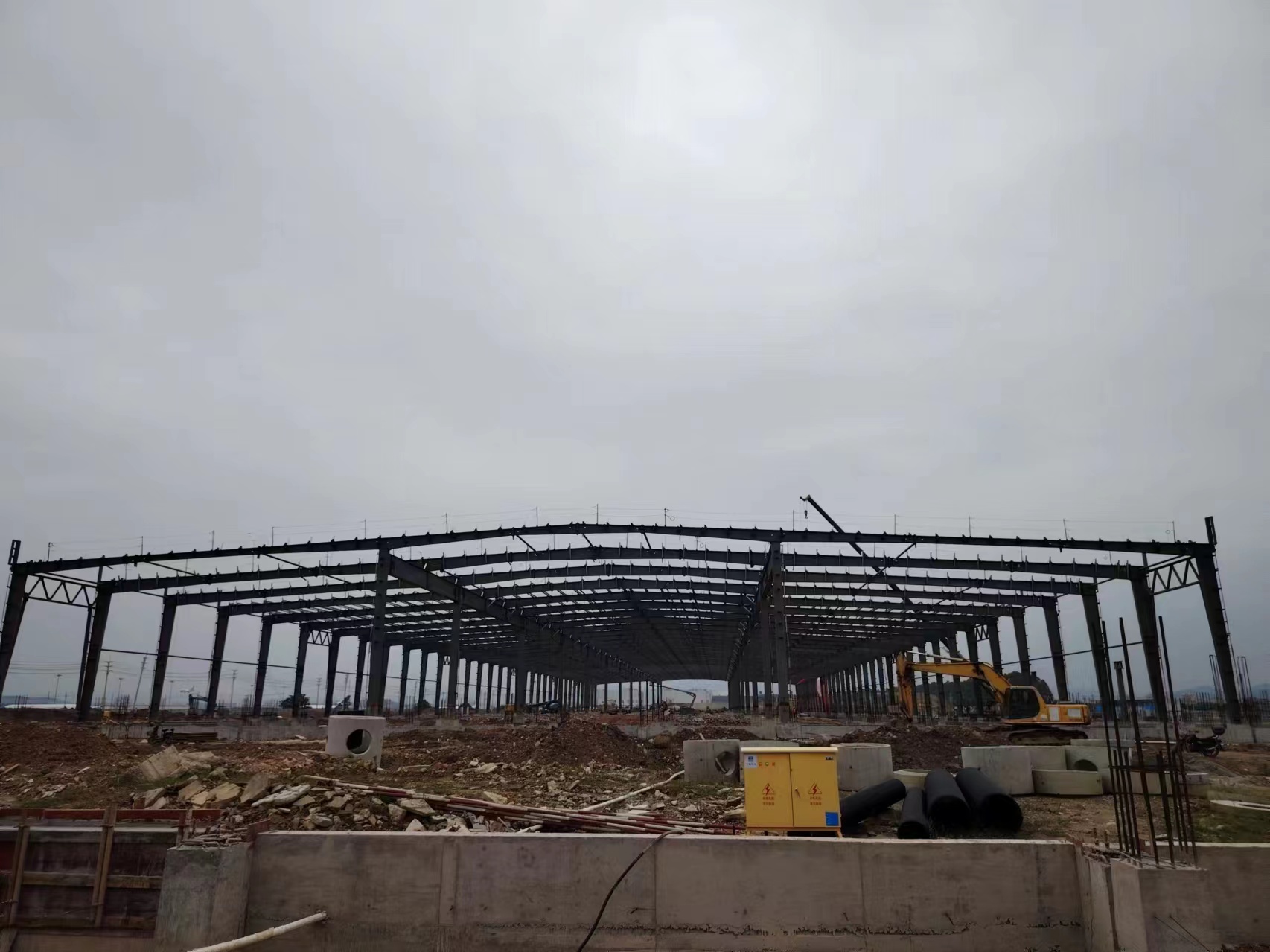 International cargo warehouse tops out at Guangzhou Baiyun Airport Phase III's east cargo area — original report image 7