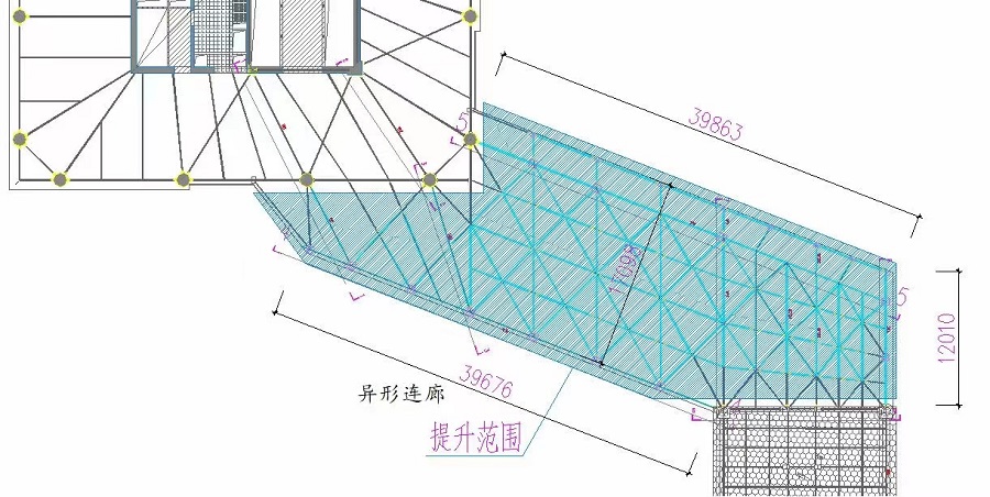 1,000-tonne steel skybridge successfully lifted at Kangtai Group Tower — original report image 3