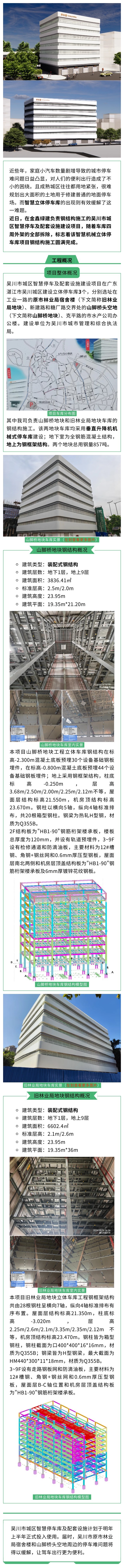 Steel construction completed at Wuchuan's smart multi-storey parking garage — original report image 1