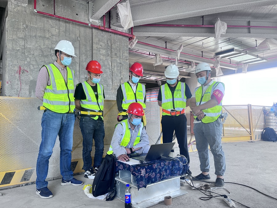 1,000-tonne steel skybridge successfully lifted at Kangtai Group Tower — original report image 7