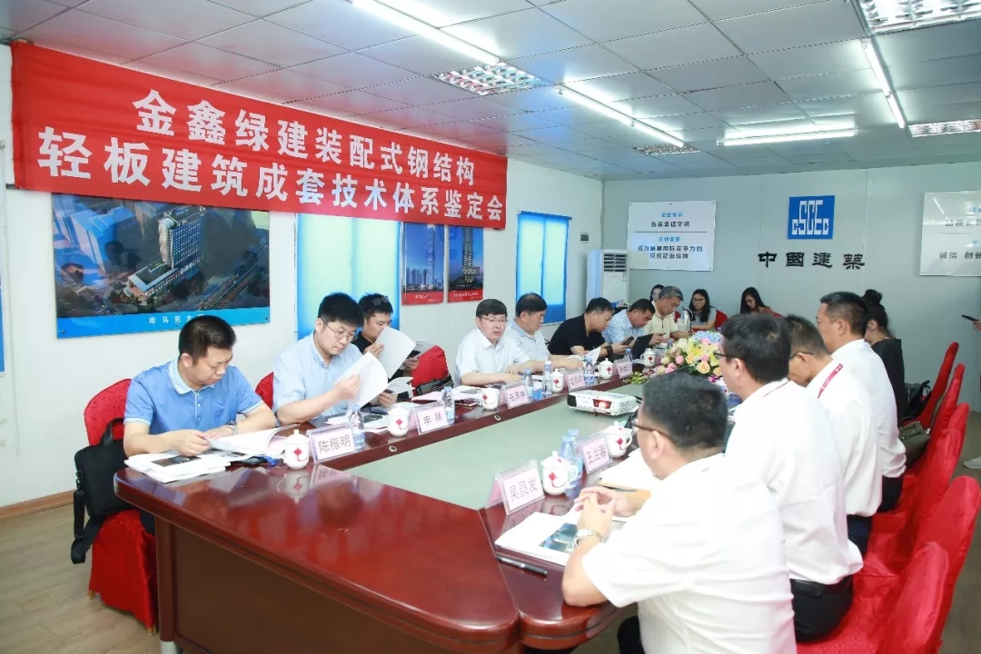 Expert appraisal of GSIN's prefabricated steel light-panel building system held at Cumark Tower — original report image 1