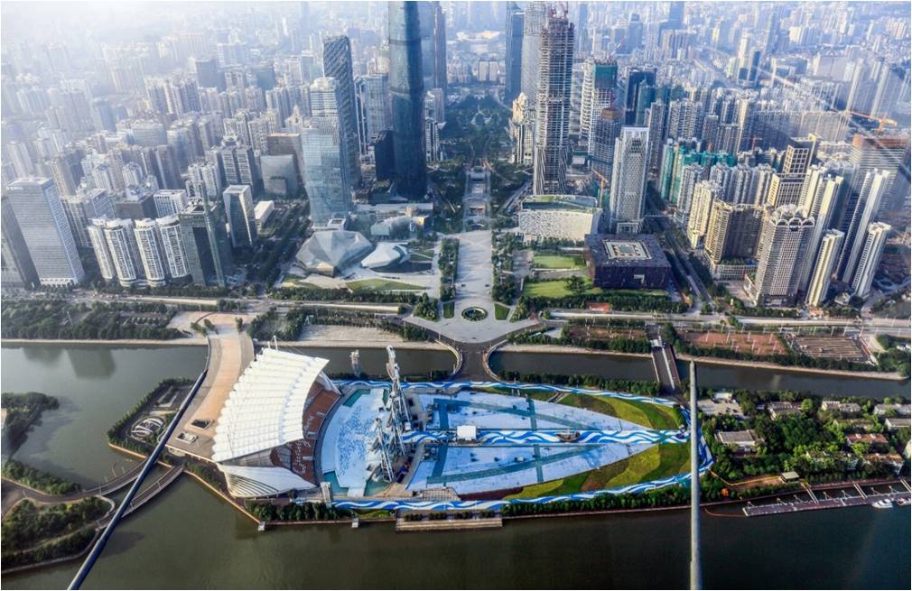 Guangzhou Zhujiang New Town Haixinsha Grandstand